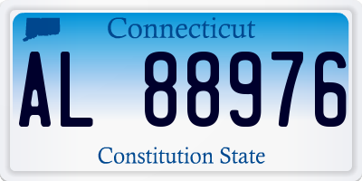 CT license plate AL88976