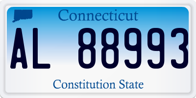 CT license plate AL88993