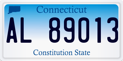 CT license plate AL89013