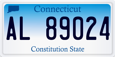 CT license plate AL89024