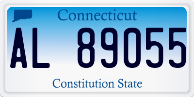CT license plate AL89055