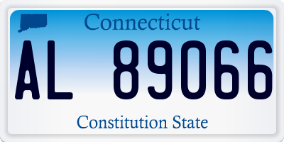 CT license plate AL89066