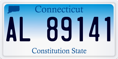 CT license plate AL89141