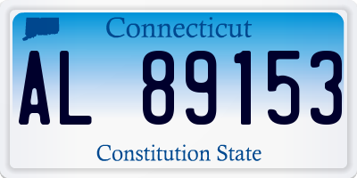 CT license plate AL89153