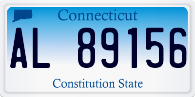 CT license plate AL89156