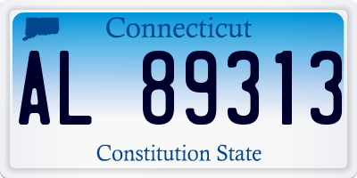 CT license plate AL89313