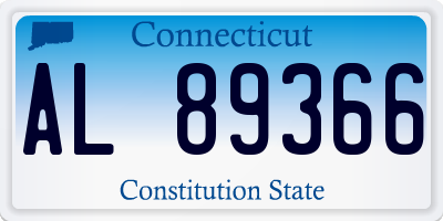 CT license plate AL89366