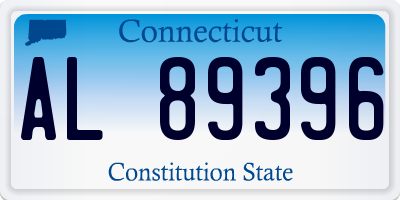 CT license plate AL89396