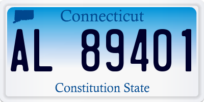 CT license plate AL89401
