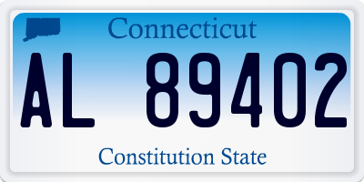 CT license plate AL89402