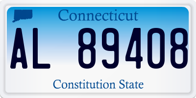 CT license plate AL89408