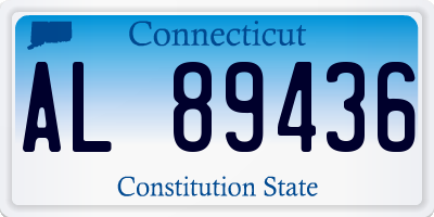 CT license plate AL89436