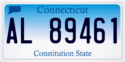 CT license plate AL89461