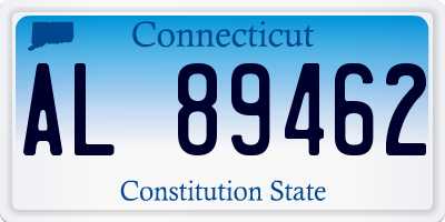 CT license plate AL89462