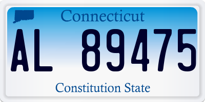 CT license plate AL89475