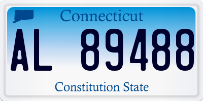 CT license plate AL89488