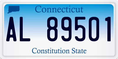 CT license plate AL89501