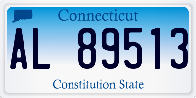CT license plate AL89513