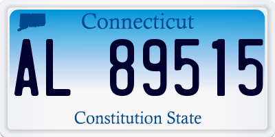 CT license plate AL89515