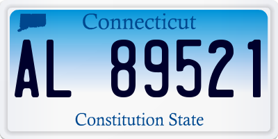 CT license plate AL89521