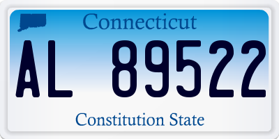 CT license plate AL89522