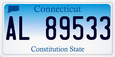 CT license plate AL89533