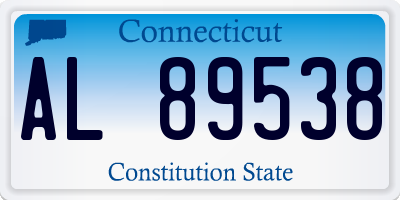 CT license plate AL89538