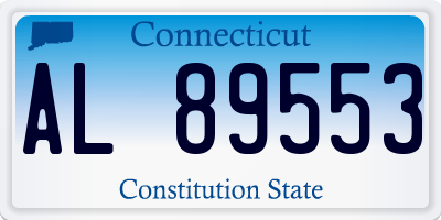 CT license plate AL89553