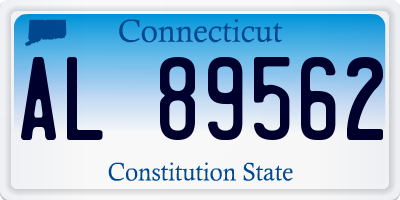 CT license plate AL89562