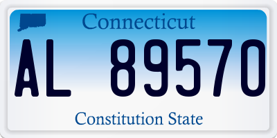 CT license plate AL89570