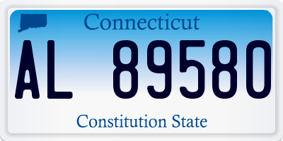 CT license plate AL89580