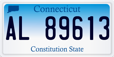 CT license plate AL89613