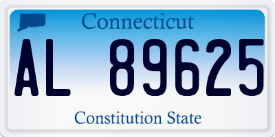 CT license plate AL89625