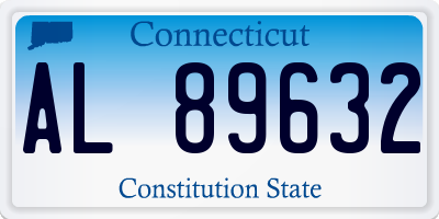 CT license plate AL89632