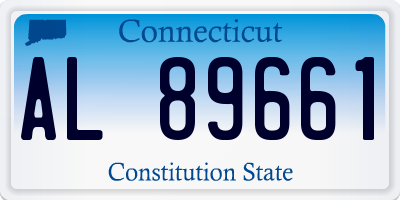 CT license plate AL89661