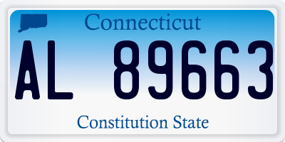 CT license plate AL89663