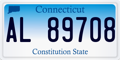 CT license plate AL89708