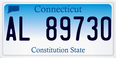CT license plate AL89730