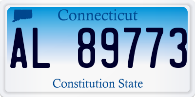 CT license plate AL89773