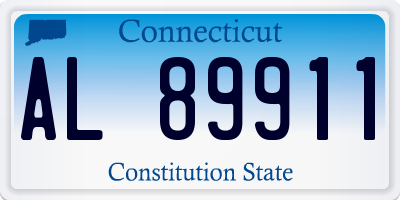 CT license plate AL89911