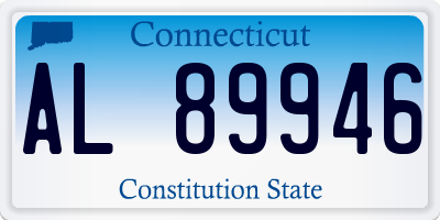 CT license plate AL89946