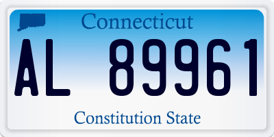 CT license plate AL89961