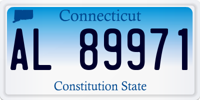 CT license plate AL89971