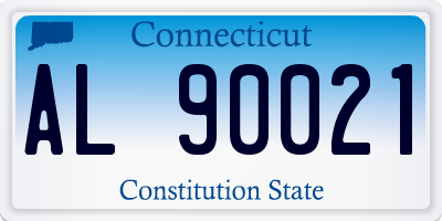 CT license plate AL90021