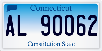 CT license plate AL90062