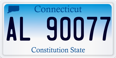CT license plate AL90077