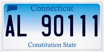 CT license plate AL90111