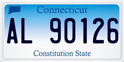 CT license plate AL90126
