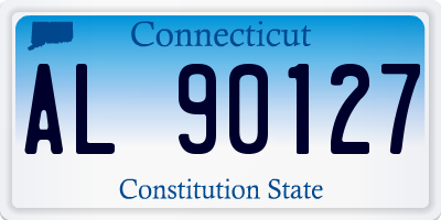CT license plate AL90127