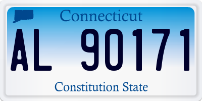 CT license plate AL90171